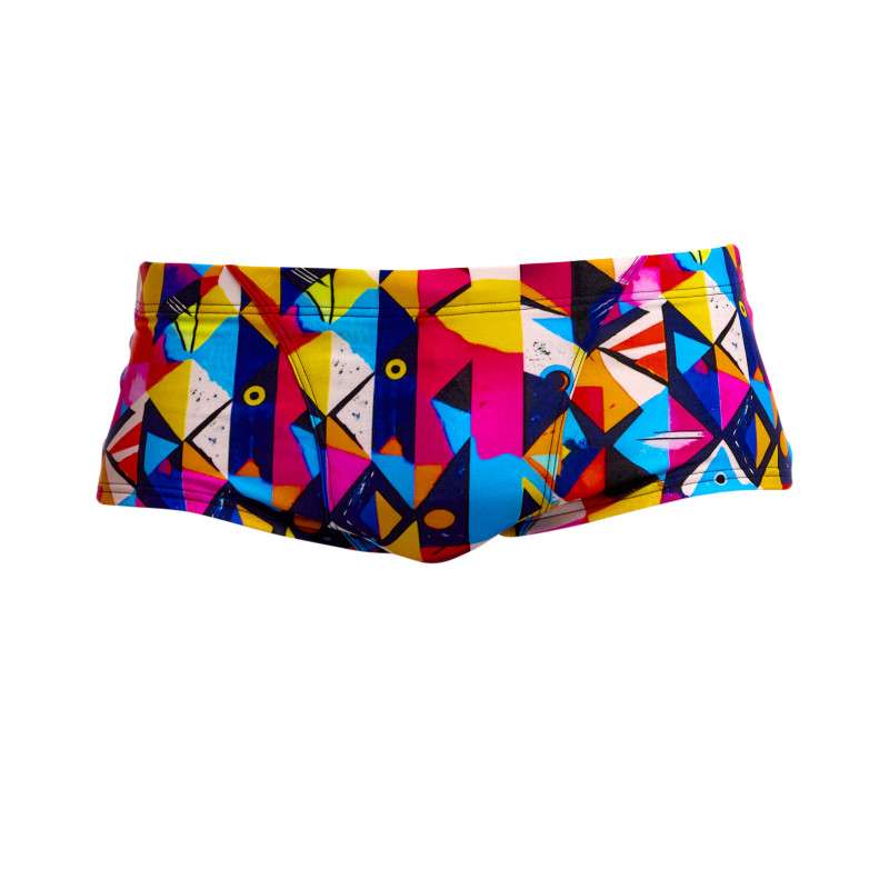 FUNKY TRUNKS Broken Blox - Classic Trunks - Boxer Natation Homme | Les4Nages