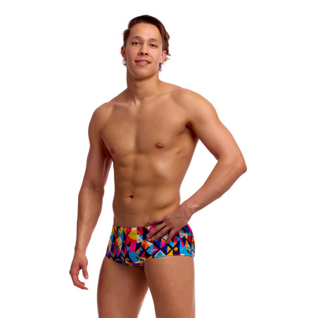 FUNKY TRUNKS Broken Blox - Classic Trunks - Boxer Natation Homme | Les4Nages FUNKY TRUNKS Broken Blox - Classic Trunks - Boxer Natation Homme | Les4Nages