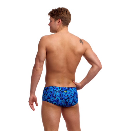FUNKY TRUNKS Hill Billy Blues - Classic Trunks - Boxer Natation Homme | Les4Nages
