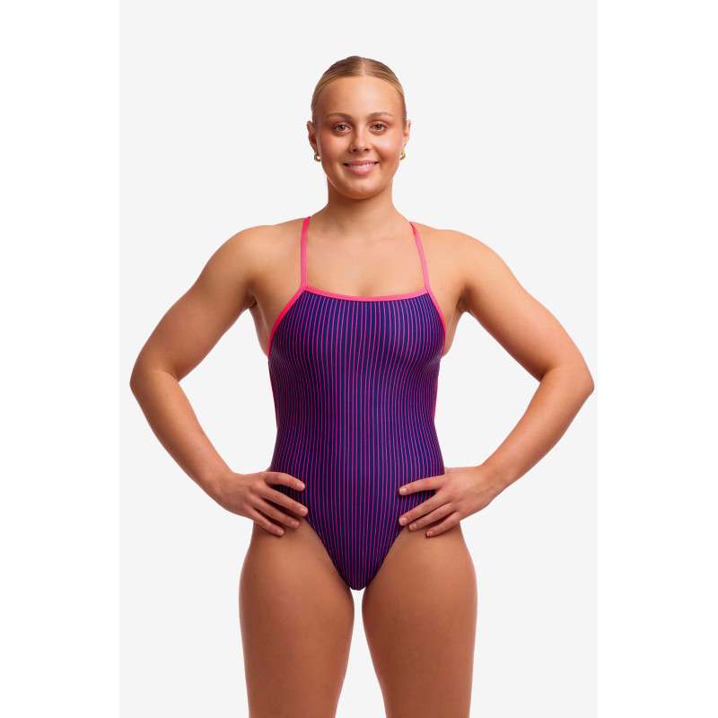 FUNKITA Peach Tea - Single Strength - Maillot Femme 1 piece Natatiion | Les4Nages