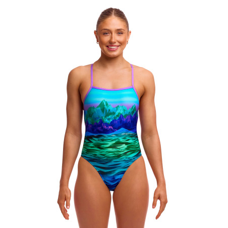 FUNKITA Mintie Montie - Strapped In - Maillot Femme 1 piece Natatiion | Les4Nages