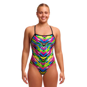 FUNKITA Happy Hide - Single Strap - Maillot Femme 1 piece Natatiion 