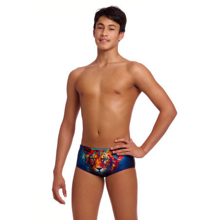 FUNKY TRUNKS (8-12ans) Meow Baby Sidewinder Trunks - Boxer Natation Gar | Les4Nages