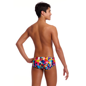FUNKY TRUNKS (8-12ans) Broken Blox Sidewinder Trunks - Boxer Natation Gar