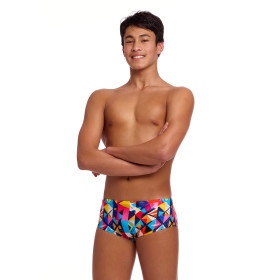 FUNKY TRUNKS (8-12ans) Broken Blox Sidewinder Trunks - Boxer Natation Gar