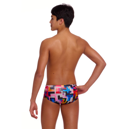 FUNKY TRUNKS (8-12ans) Putty Rules Sidewinder Trunks - Boxer Natation Gar | Les4Nages