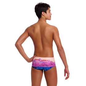 FUNKY TRUNKS (8-12ans) Pink Peaks Sidewinder Trunks - Boxer Natation Gar