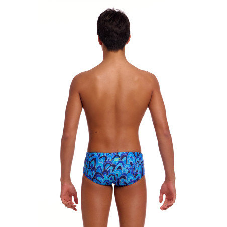FUNKY TRUNKS (8-12ans) Hill Billy Blues Sidewinder Trunks - Boxer Natation Gar | Les4Nages