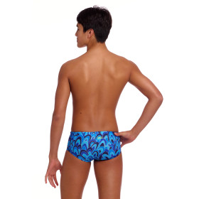 FUNKY TRUNKS (8-12ans) Hill Billy Blues Sidewinder Trunks - Boxer Natation Gar