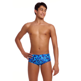 FUNKY TRUNKS (8-12ans) Hill Billy Blues Sidewinder Trunks - Boxer Natation Gar