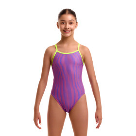 FUNKITA Girl (8-14ans) Berry Crush Single Strap - Maillot Fille natation 1 piece