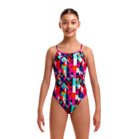 FUNKITA Girl (8-14ans) Art Dropout Single Strap - Maillot Fille natation 1 piece