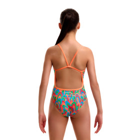 FUNKITA Girl (8-14ans) Hush Puffy Single Strap - Maillot Fille natation 1 piece