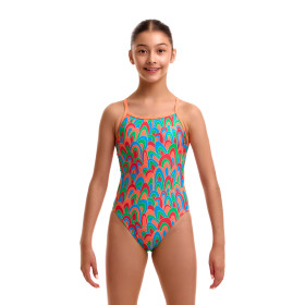FUNKITA Girl (8-14ans) Hush Puffy Single Strap - Maillot Fille natation 1 piece