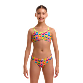FUNKITA Girl (8-14ans) Pinky Piney Racerback Two Piece Maillot de bain filles 2 pi