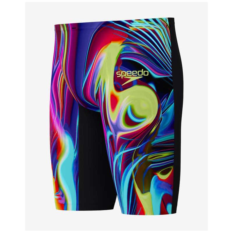 SPEEDO FastSkin LZR PURE VALOR 2.0 JAMMER - Black Multi - Jammer Natation Competition Homme | Les4Nages