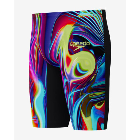 SPEEDO FastSkin LZR PURE VALOR 2.0 JAMMER - Black Multi - Jammer Natation Competition Homme | Les4Nages