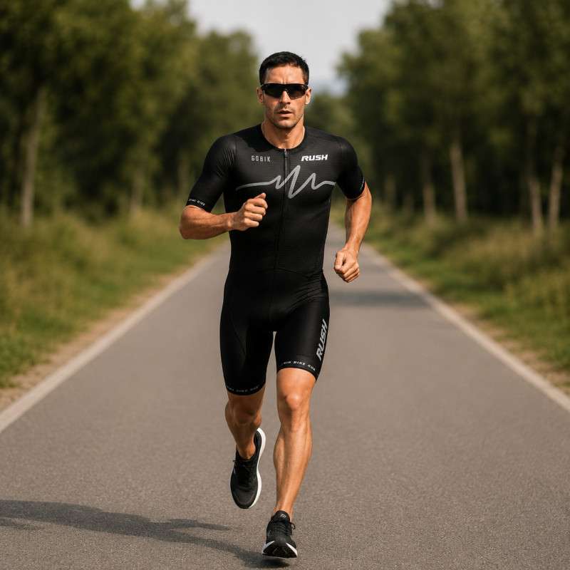RUSH ALLIGATOR Homme - Trifonction Triathlon manches courtes | Les4Nages