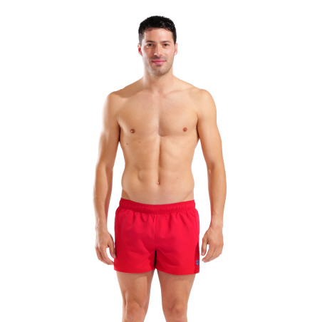 Short de Plage ARENA Men\'s Fundamentals R X-Short RED-TURQUOISE | Les4Nages