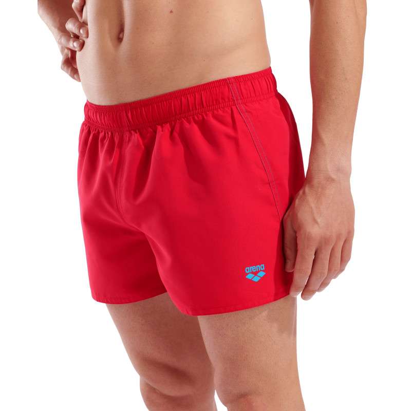 Short de Plage ARENA Men\'s Fundamentals R X-Short RED-TURQUOISE | Les4Nages