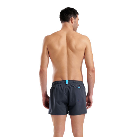 Short de Plage ARENA Men\'s Fundamentals R X-Short ASPHALT-NEON BLUE | Les4Nages Short de Plage ARENA Men\'s Fundamentals R X-Short ASPHALT-NEON BLUE | Les4Nages