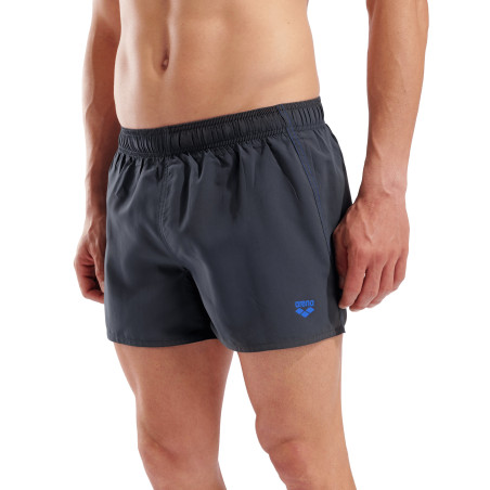 Short de Plage ARENA Men\'s Fundamentals R X-Short ASPHALT-NEON BLUE | Les4Nages Short de Plage ARENA Men\'s Fundamentals R X-Short ASPHALT-NEON BLUE | Les4Nages