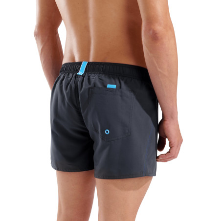 Short de Plage ARENA Men\'s Fundamentals R X-Short ASPHALT-NEON BLUE | Les4Nages Short de Plage ARENA Men\'s Fundamentals R X-Short ASPHALT-NEON BLUE | Les4Nages