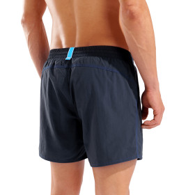 Short de Plage ARENA Men\'s Bywayx R Shorts ASPHALT-NEON BLUE