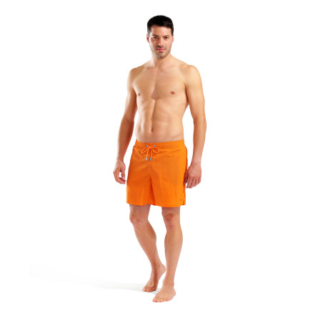 Short de Plage ARENA Men\'s Beach Boxer Arena Solid TEAM ORANGE | Les4Nages