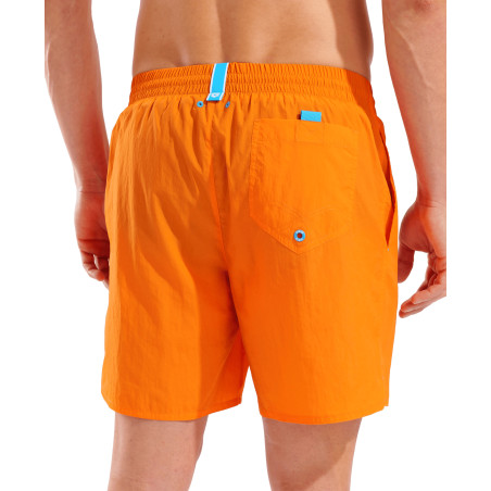 Short de Plage ARENA Men\'s Beach Boxer Arena Solid TEAM ORANGE | Les4Nages
