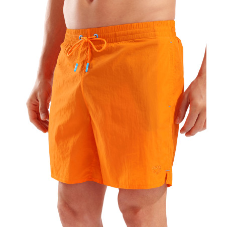 Short de Plage ARENA Men\'s Beach Boxer Arena Solid TEAM ORANGE | Les4Nages