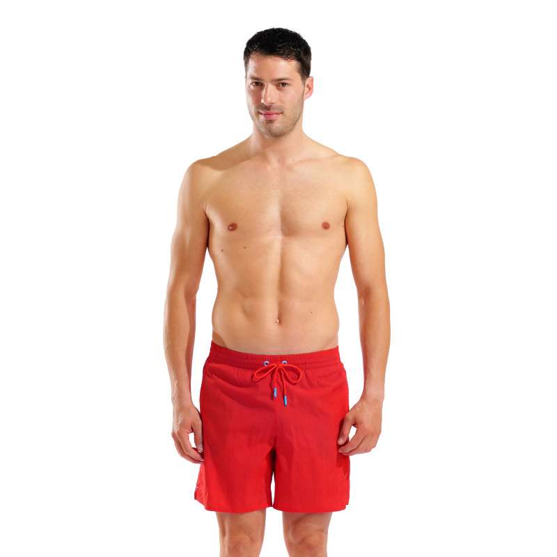 Short de Plage ARENA Men\'s Beach Boxer Arena Solid RED | Les4Nages