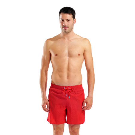 Short de Plage ARENA Men\'s Beach Boxer Arena Solid RED | Les4Nages Short de Plage ARENA Men\'s Beach Boxer Arena Solid RED | Les4Nages