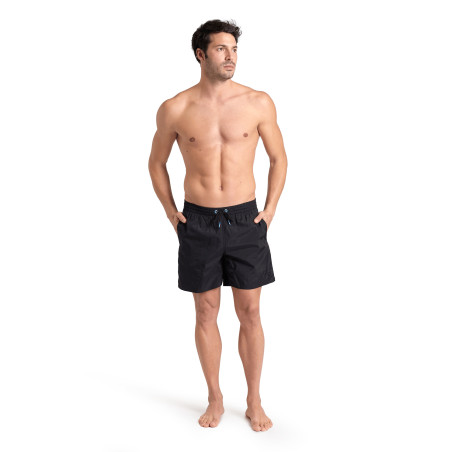 Short de Plage ARENA Men\'s Beach Boxer Arena Solid BLACK | Les4Nages Short de Plage ARENA Men\'s Beach Boxer Arena Solid BLACK | Les4Nages