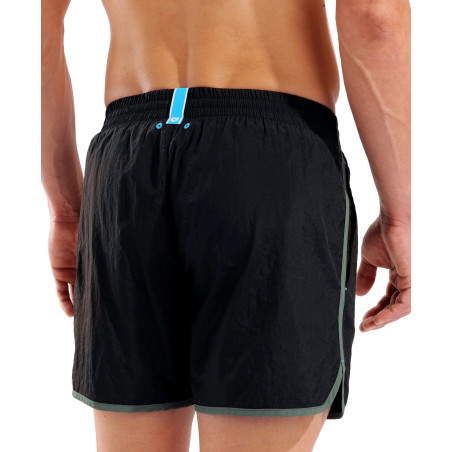 Short de Plage ARENA Men\'s Arena Big Logo Borders Beach Short BLACK-SAGE | Les4Nages Short de Plage ARENA Men\'s Arena Big Logo Borders Beach Short BLACK-SAGE | Les4Nages