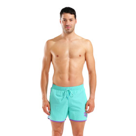 Short de Plage ARENA Men's Arena Big Logo Borders Beach Short WATER-VIOLET