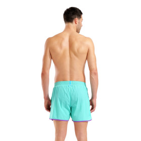 Short de Plage ARENA Men's Arena Big Logo Borders Beach Short WATER-VIOLET