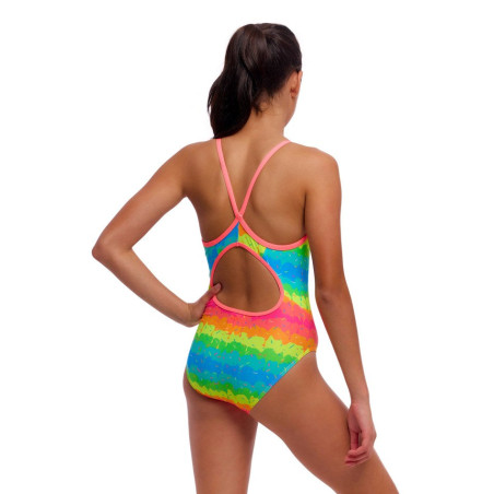 FUNKITA Girl (8-14ans) Melting Mayhem - Diamond Back One Piece | Les4Nages