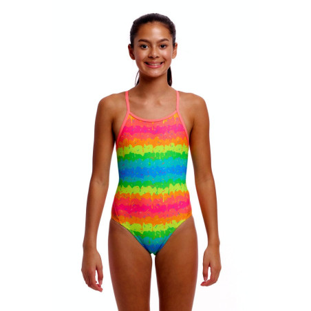 FUNKITA Girl (8-14ans) Melting Mayhem - Diamond Back One Piece | Les4Nages