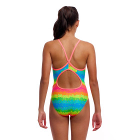 FUNKITA Girl (8-14ans) Melting Mayhem - Diamond Back One Piece