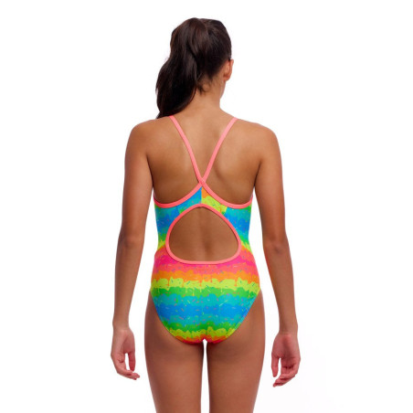 FUNKITA Girl (8-14ans) Melting Mayhem - Diamond Back One Piece | Les4Nages