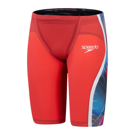 SPEEDO FastSkin LZR PURE INTENT 2.0 JAMMER - Red Blue - Jammer Natation Competition Homme | Les4Nages SPEEDO FastSkin LZR PURE INTENT 2.0 JAMMER - Red Blue - Jammer Natation Competition Homme | Les4Nages