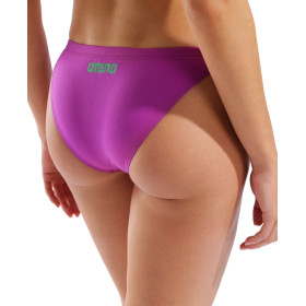 Bas de Maillot 2 pièces ARENA SOLID Team Swim Bottom VERY FUCHSIA-TEAM GREEN