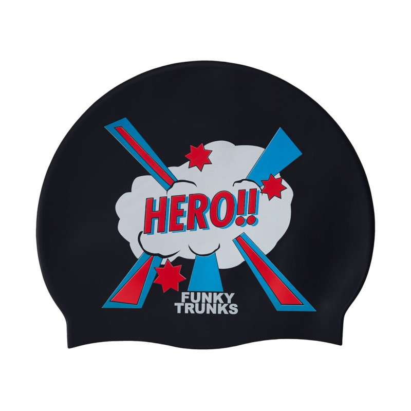 FUNKY TRUNKS Big Funky Hero- bonnet de bain fantaisie natation silicone | Les4Nages