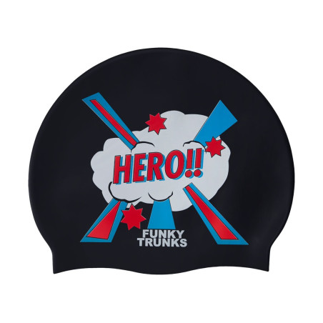 FUNKY TRUNKS Big Funky Hero- bonnet de bain fantaisie natation silicone | Les4Nages