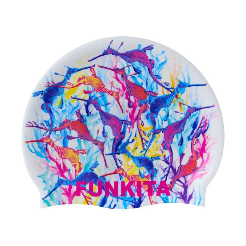 FUNKITA Dreamy Weedy- bonnet de bain fantaisie natation silicone | Les4Nages