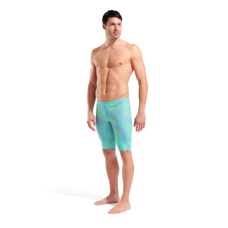 Jammer ARENA PowerSkin ST NEXT - Edition Limitée FIREFLOW - SEAGLASS- Jammer Natation Homme compétition | Les4Nages