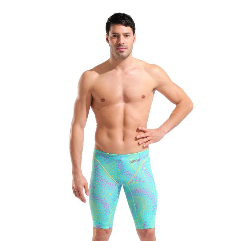 Jammer ARENA PowerSkin ST NEXT - Edition Limitée FIREFLOW - SEAGLASS- Jammer Natation Homme compétition | Les4Nages