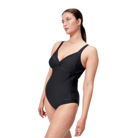 Speedo Shaping Eco Cross Knot BLA - Maillot femme 1 pièce Natation & Aquagym | Les4Nages