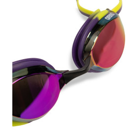 ARENA Python Mirror Violet Plum Artic Lime - Lunettes Natation